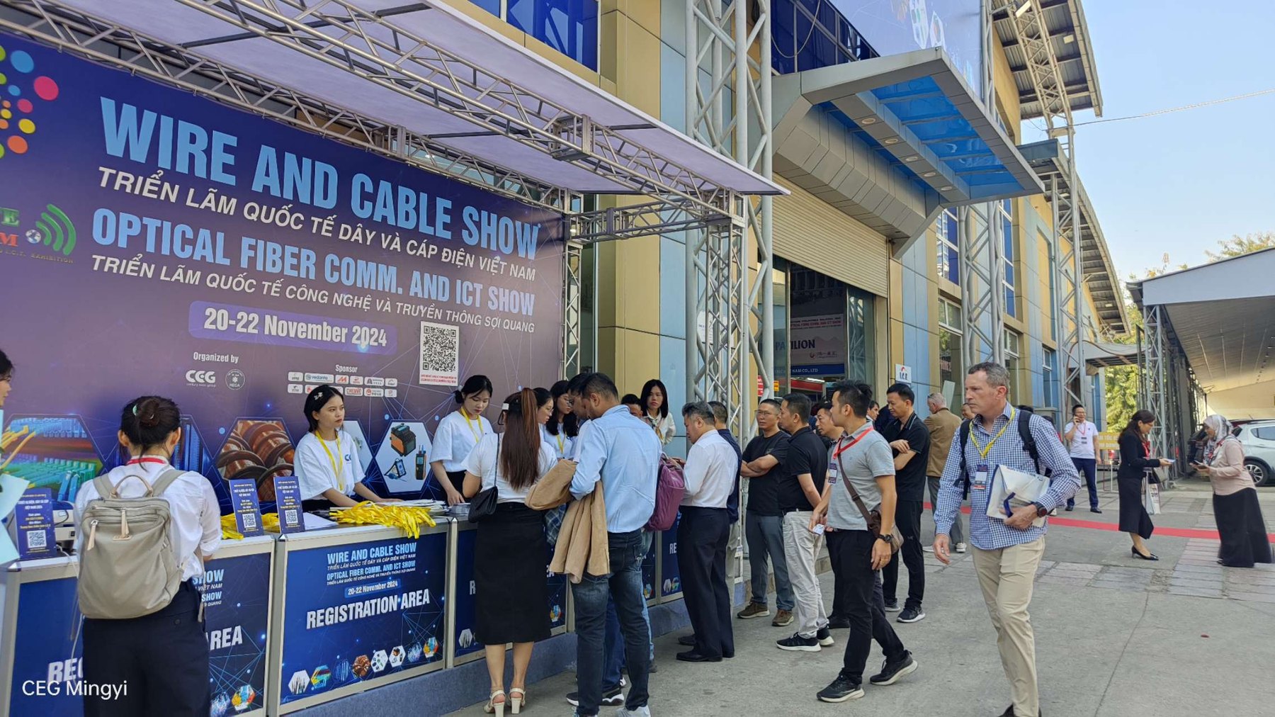 WCS-OFC ICT Show Vietnam visitor activity