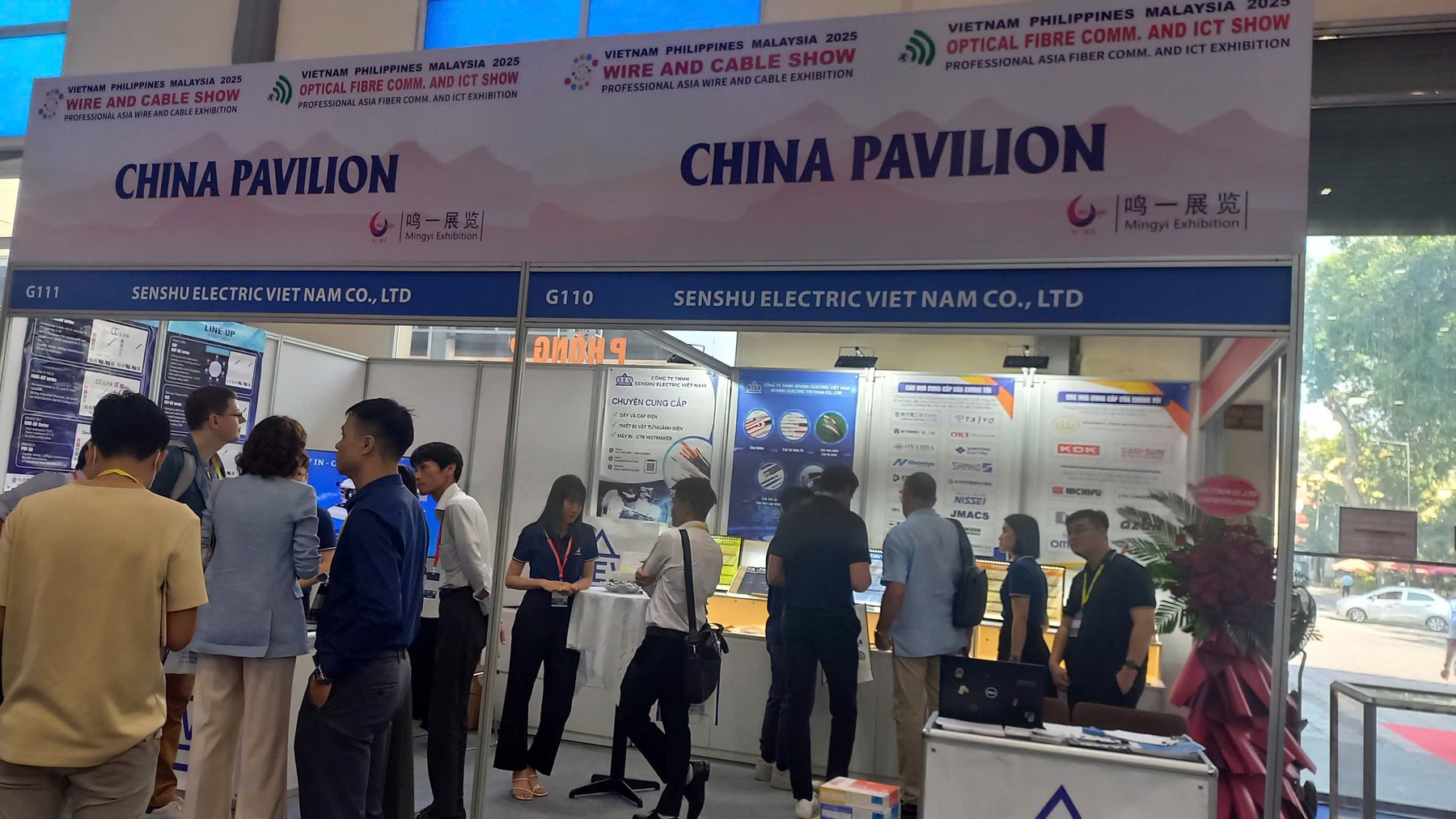 WCS-OFC ICT Show Vietnam booth display
