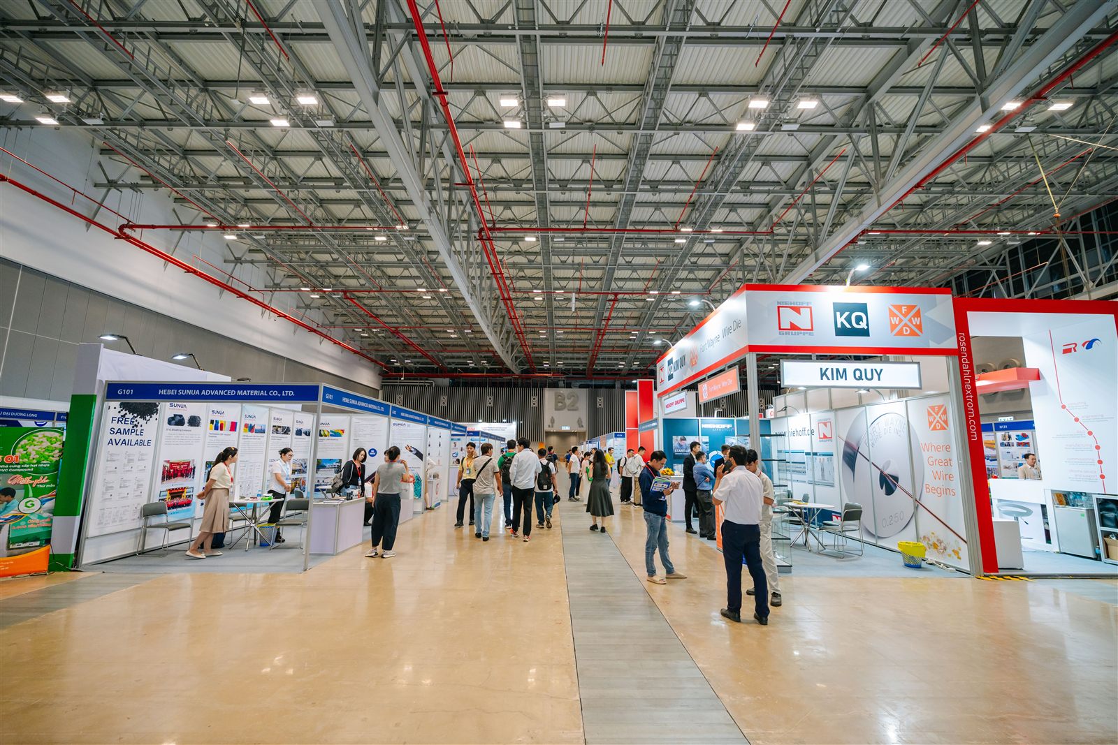 Vietnam exhibition venue and market